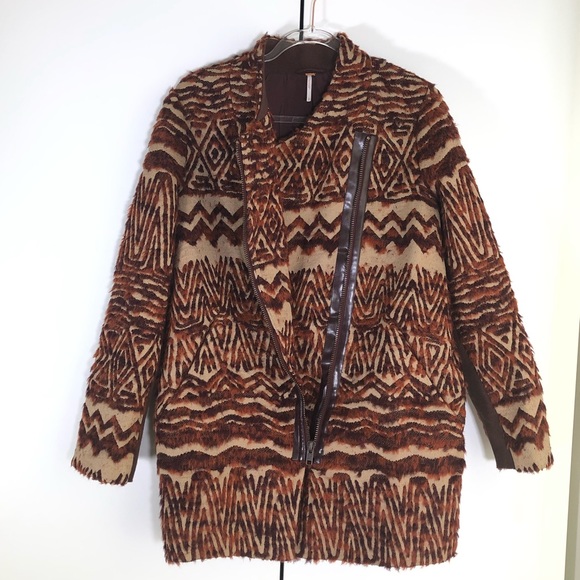 Free People coat tribal red combo small - Picture 3 of 8